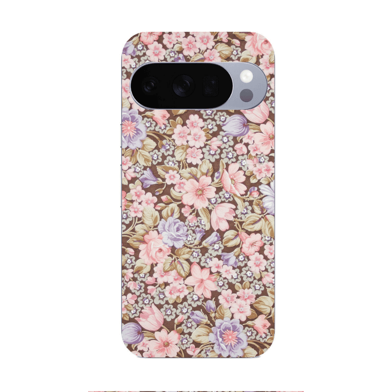 Google Pixel 10 Pro Blue Roses Transparent Silicone TPU Θήκη